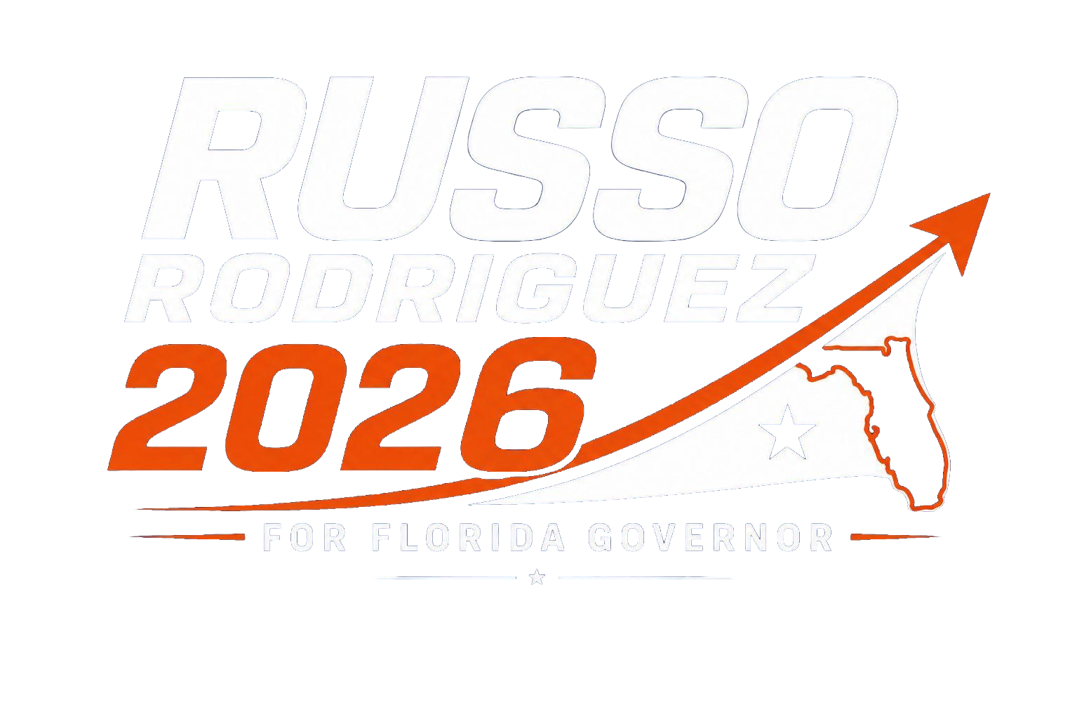 Russo–Rodriguez 2026 campaign logo